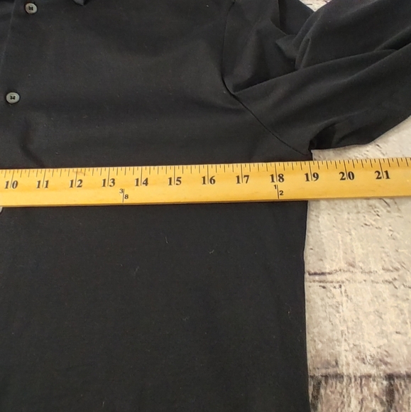 Cos Button Down Mens Black Shirt S - Picture 14 of 16